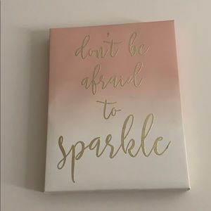 Two different canvases with quotes